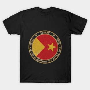 Vintage Tigray Region Africa African Flag T-Shirt